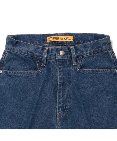 「STUDIO SEVEN」 デニムパンツ MEDIUM ブルー レディース_画像5