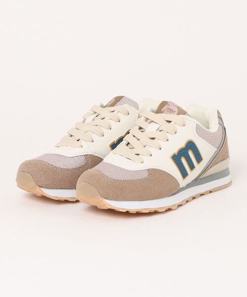 「moz」 ローカットスニーカー 24.0cm オレンジ レディース_画像5