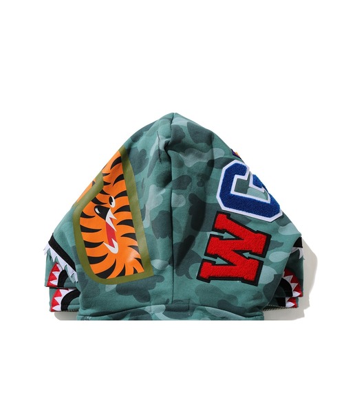 A BATHING APE（アベイシングエイプ） パーカー COLOR CAMO SHARK WIDE