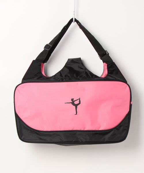 正規通販 スポーツ フィットネスピラティストレーニング用 ヨガマットが入るおしゃれレディースジム用スポーツバッグ
