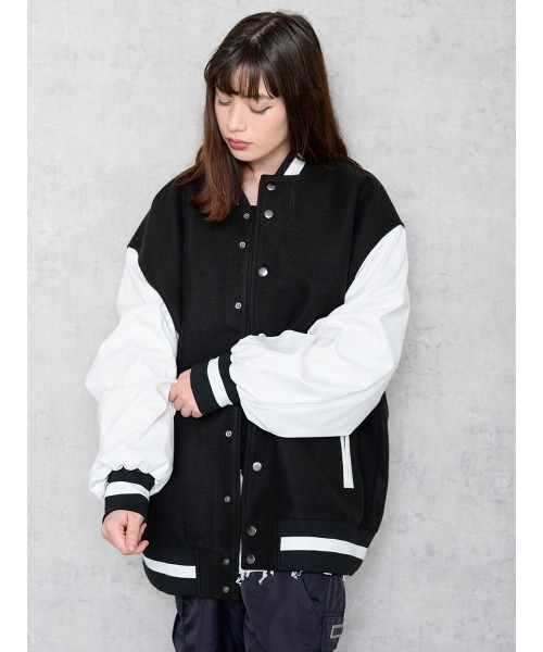 RE730 スタジャン 「RE730」ソリッドビッグシルエットスタジャン