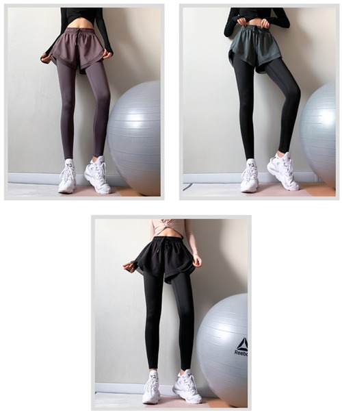ボトムセット トレーニング エッセンシャルズレギンス/ヨガ