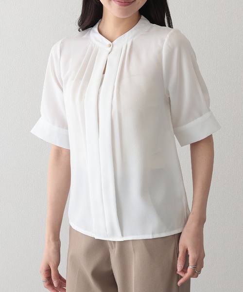 新品未使用　ELENDEEK シャツ ブラウス 2WAYタックブラウス 新品未使用 ELENDEEK シャツ ブラウス 2WAYタックブラウス