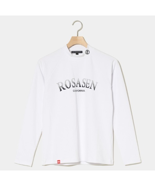 ブラウス シャツ 「Rosasen/GOLF」テクニスタカノコ長袖モックネック レディース
