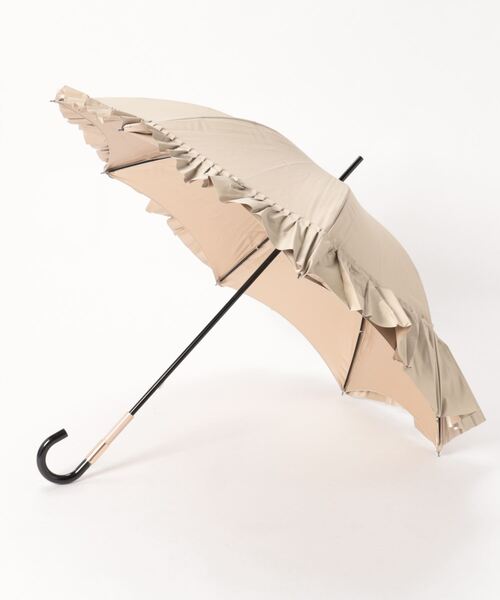 Mさん専用⭐︎ SUN RAIN UMBRELLA フリル日傘 ベージュ MOONBAT 傘 一級遮光 晴雨兼用日傘 アシンメトリーフリル