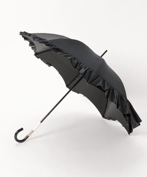 MOONBAT 傘 一級遮光 晴雨兼用日傘 アシンメトリーフリル