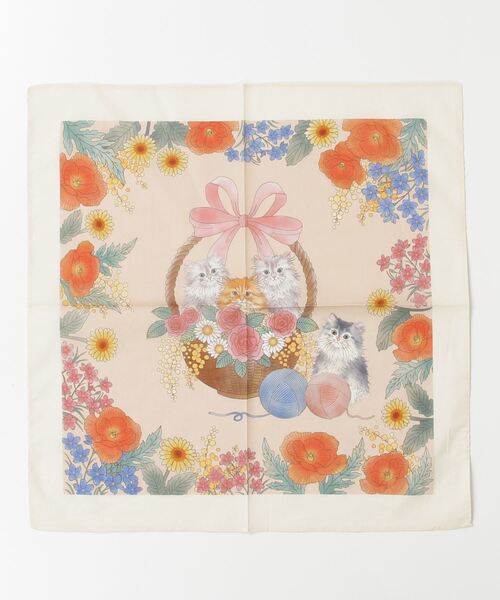 nicott（ニコット） ハンカチ NC:カワムラオリエ CAT ALL CA ねこ柄