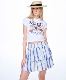 Mardi Mercredi（マルディメクルディ） tシャツ CROPPED TSHIRT 