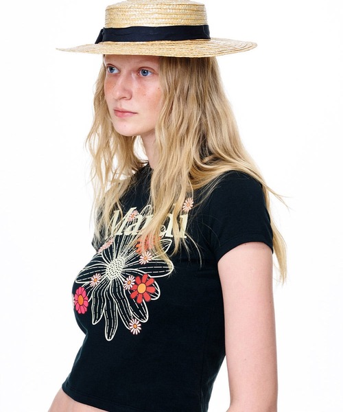 tシャツ CROPPED TSHIRT FLOWERMARDI レディース CROPPED TSHIRT FLOWERMARDI（Tシャツ/カットソー）｜Mardi