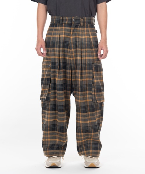 glamb カーゴパンツ Check Baggy Cargo Pants / チェック