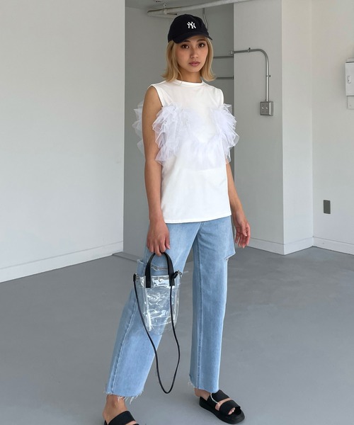 【美品】うさとの服　うさと　タンクトップ　ノースリーブ　S〜М 2025年最新】Yahoo!オークション -うさとの服 usaato ウサト