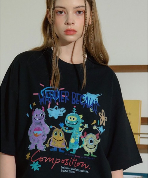 Tシャツ・カットソー [CPGN STUDIO]HAPPY DAY TEE CPGN STUDIO tシャツ STUDIO-DTP Happy Day S/S Tee メンズ