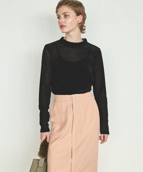 Andemiu（アンデミュウ） tシャツ メッシュカットソー141797