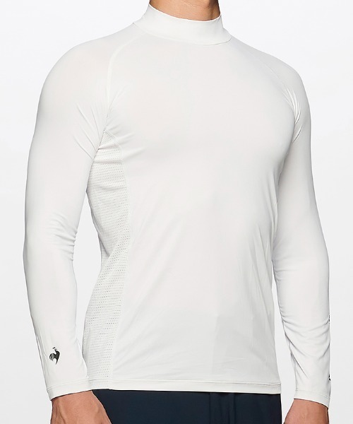 Golfickers ホワイト ハイネックシャツ XL le coq sportif GOLF（ルコックスポルティフ ゴルフ） インナーシャツ