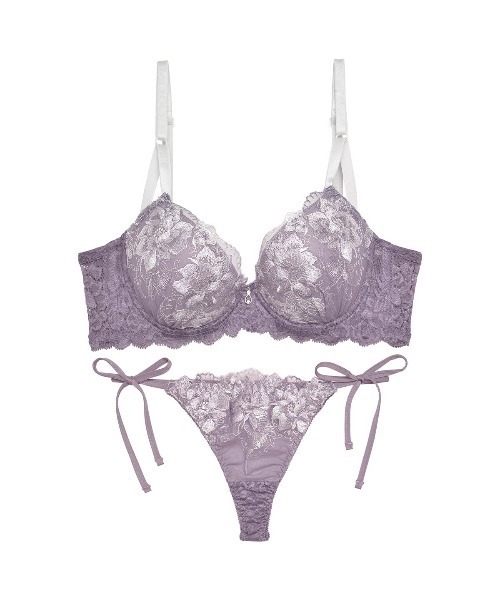 ブラジャー ショーツセット ダスティ クイーンローズ 育乳 脇高