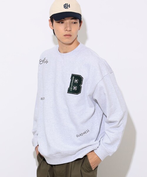 BEAMS HEART（ビームス ハート） トレーナー スウェット レタード