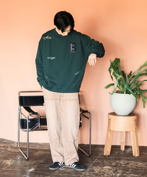 BEAMS HEART（ビームス ハート） トレーナー スウェット レタード