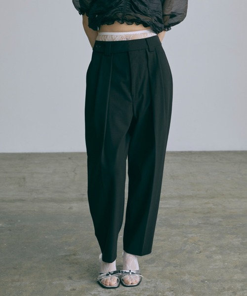 EN NEUME ワイドパンツ パンツ Barrel Leg Pants レディース