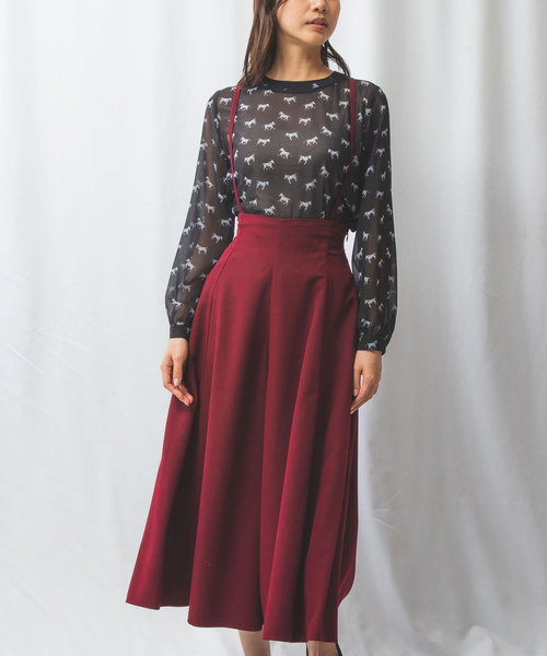 大きいサイズNARACAMICIE ナラカミーチェガウチョパンツフレア