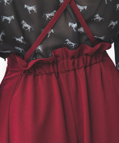 NARACAMICIE（ナラカミーチェ） パンツ 「NARACAMICIE」サス付きフレア