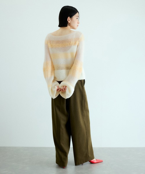 ADAM ET ROPE'（アダムエロペ） ニット セーター ミックスヤーン