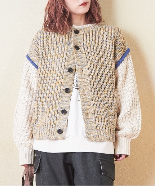 Jocomomola / ホコモモラ Flor suave フラワージャカードニット