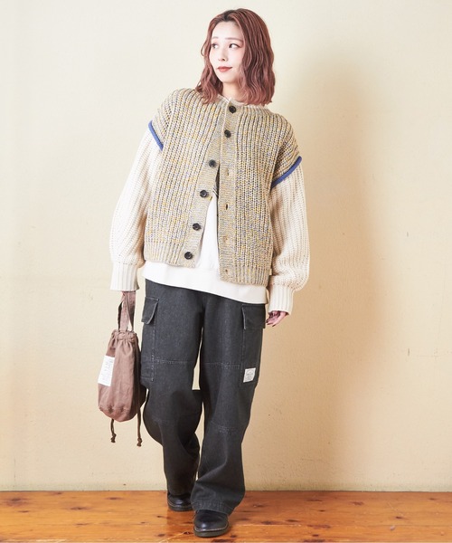 ステラマッカートニー STELLA McCARTNEY パッチワーク ジャガード