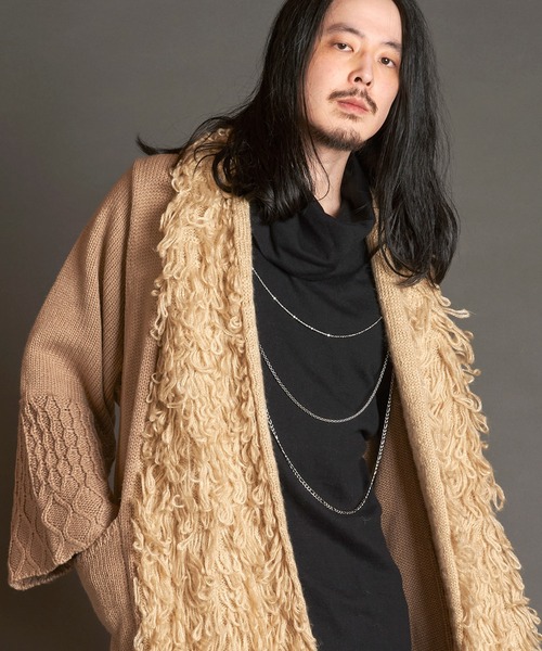 NO ID.（ノーアイディー） カーディガン 「NO ID.」Loop Yarn Knit 