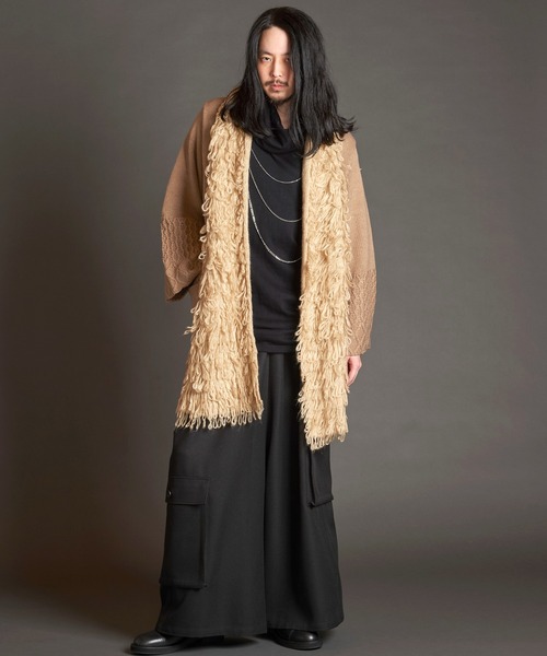NO ID.（ノーアイディー） カーディガン 「NO ID.」Loop Yarn Knit 