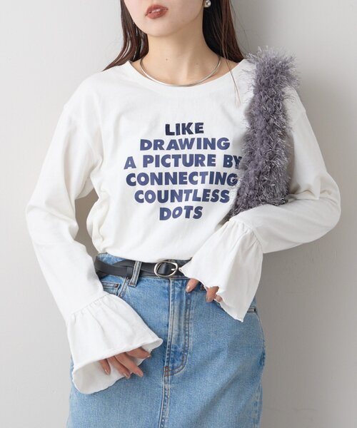 CIAOPANIC TYPY tシャツ Tシャツ USAコットンフレアスリーブアソート 