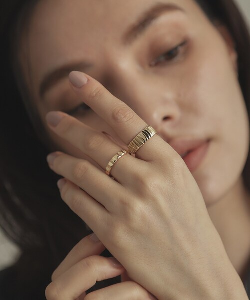 COCOSHNIK（ココシュニック） 指輪 リング K10ラウンドカット リング