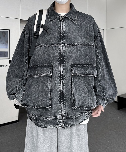 デニムジャケット gジャン 「FVLMEN」chemical A-2 denim jacket