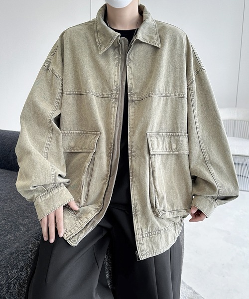 デニムジャケット gジャン 「FVLMEN」chemical A-2 denim jacket