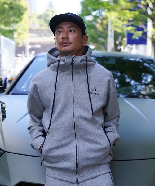 Re:room（リルーム） パーカー テックスウェットジップパーカー メンズ