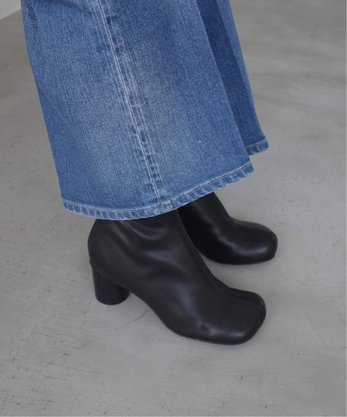 スローブイエナ スクエアトゥ　ショートブーツ SLOBE IENA｜《WEB限定サイズあり/追加》SLOBE スクエアトゥショート