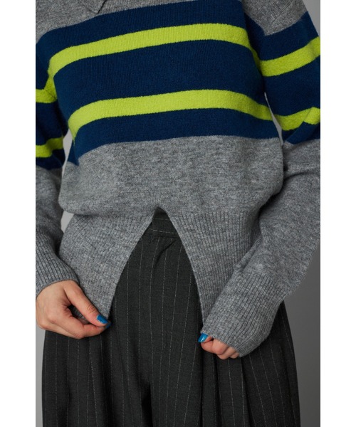 HeRIN.CYE ニット セーター Border knit tops ボーダーニット