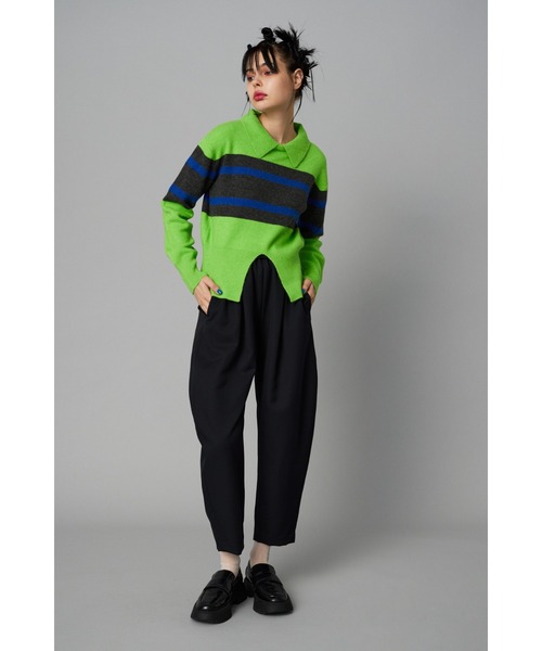 ニット セーター Border knit tops　　ボーダーニットトップス レディース HeRIN.CYE ニット セーター Border knit tops ボーダーニット