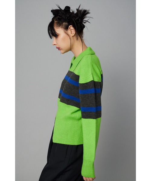 ニット セーター Border knit tops　　ボーダーニットトップス レディース HeRIN.CYE ニット セーター Border knit tops ボーダーニット