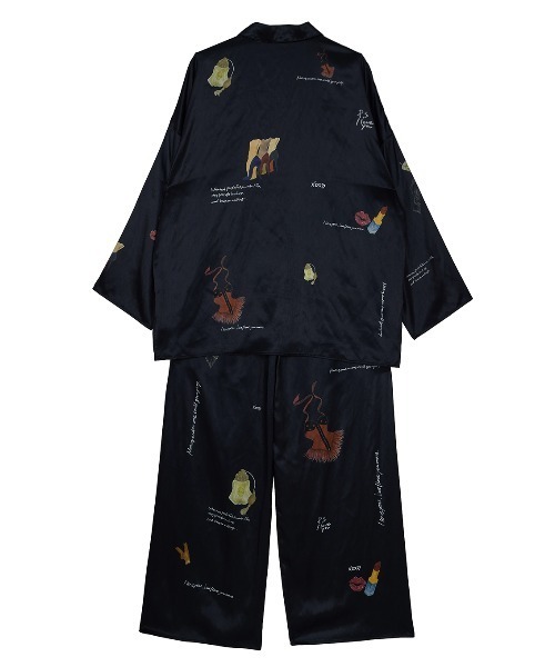 アメリヴィンテージ　ルームウェア　パジャマ　花柄　美品 Ameri（アメリ） パジャマ ルームウェア LITTLE FUNNY FACE ROOM WEAR