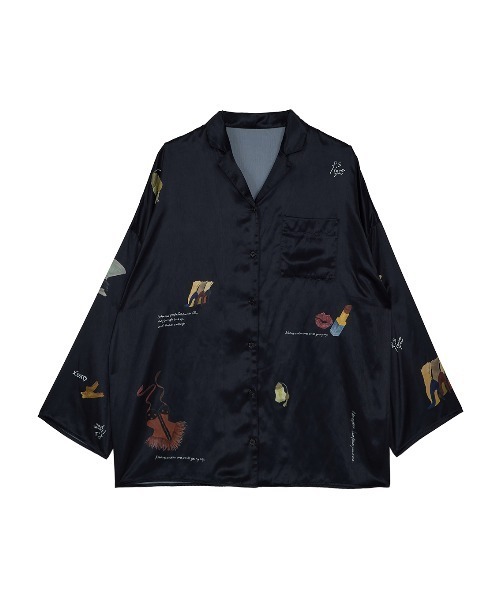 Ameri（アメリ） パジャマ ルームウェア LITTLE FUNNY FACE ROOM WEAR