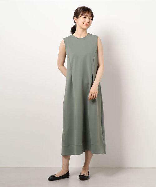 LANVIN en Bleu 「LANVIN Bleu」 ノースリーブワンピース 38