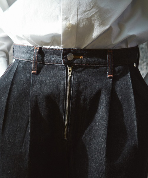 Camphor wood ジーンズ 「 CamphorWood × Wrangler 」front zip