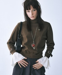 TanakaDaisuke / 袖フリルスウェット tanakadaisuke トレーナー スウェット 「tanakadaisuke/タナカ