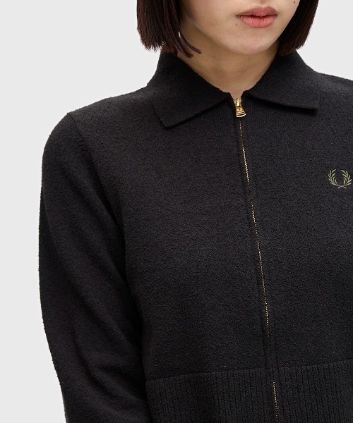 フレッドペリー Zip-Through Cardigan FRED PERRY カーディガン Zip-Through Cardigan／ジップ