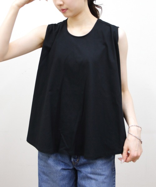 ブラウス シャツ ORCIVAL/オーシバル　スリーブレスブラウス　SLEEVELESS BLOUSE　OR-C0422 OEJ レディース