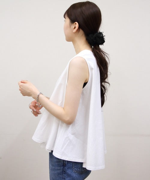 ブラウス シャツ ORCIVAL/オーシバル　スリーブレスブラウス　SLEEVELESS BLOUSE　OR-C0422 OEJ レディース ORCIVAL ブラウス シャツ ORCIVAL/オーシバル スリーブレス