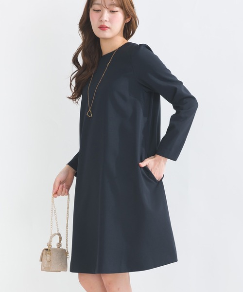 PICCIN PERLA ワンピース バックプリーツワンピース : ZOZOTOWN Yahoo
