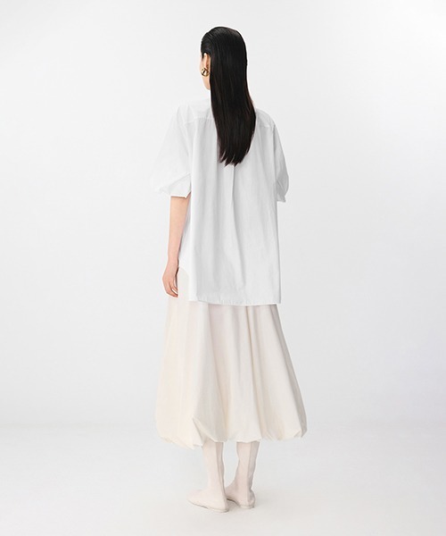 ブラウス シャツ Airy Ballon-sleeve Shirt / エアリーバルーンスリーブシャツ レディース JNBY ブラウス シャツ Airy Ballon-sleeve Shirt / エアリー