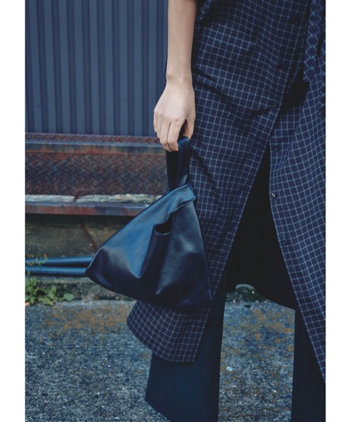 ONE.(ワンドット) ハンドバッグ Shopping leather Handbag / 撥水 ONE.(ワンドット) ハンドバッグ Shopping leather Handbag / 撥水