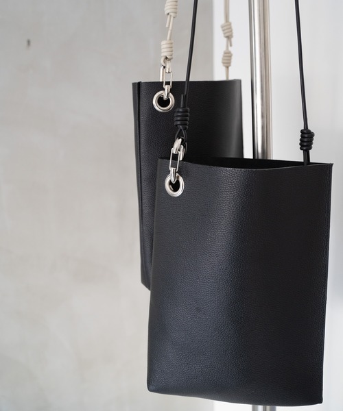 SENTI（センティ） ショルダーバッグ SHRINK LEATHER SHOULDER BAG